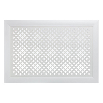 Экран радиатора  Модерн рамка Готика белый 600х900