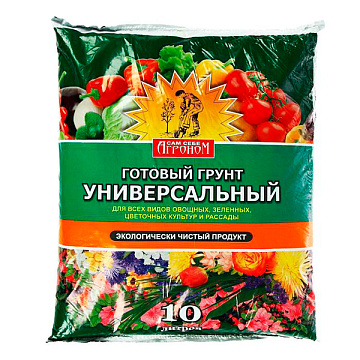 Грунт 10л Агроном Садовая земля