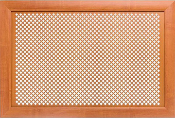 Экран радиатора  Модерн рамка Дедало вишня 600х900