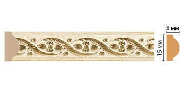 Интерьерный багет 130-5 (15*8)