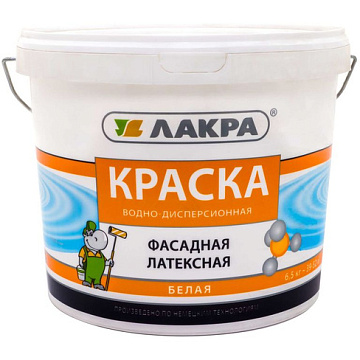 Краска фасадная ЛАКРА 6,5кг