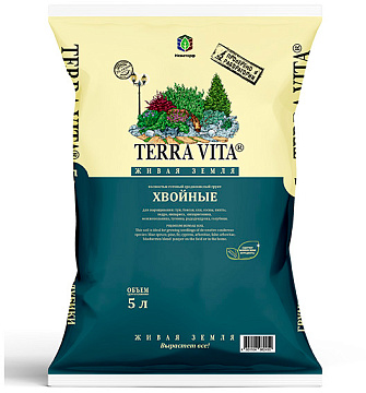 Грунт 5л Живая Земля TERRA VITA хвойные