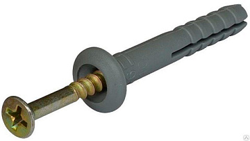 6х60 Дюбель с шурупом потай (200)