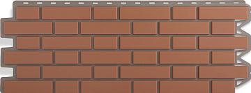 Фасадная панель Кирпич Клинкерный Красный Альта Профиль