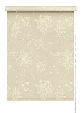 Мини ролета Магнолия бежевый  42,5*175
