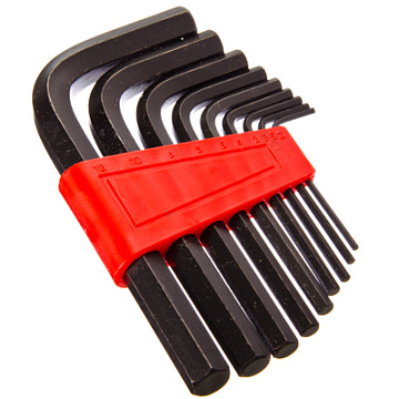 ЕРМАК Набор ключей - шестигранников 2,0-12мм, 9шт. (009)