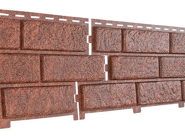 Сайдинг Стоун Хаус Кирпич красный 3,025х0,23