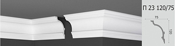 Плинтус потолочный Де-Багет П23 (120/75)/24