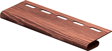 Завершающая планка Дуб мореный Ю-Пласт 3.05м