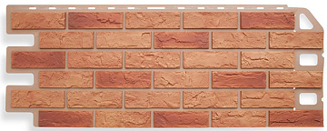Фасадная панель Кирпич Бежевый комби Альта Профиль
