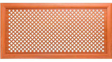 Экран радиатора  Модерн рамка Готика ольха 600х1200