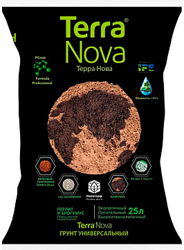 Грунт 25л Новая земля TERRA NOVA универсальный