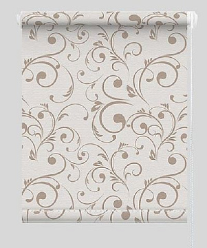 Мини Ролета Вензель 38*175 кофейный
