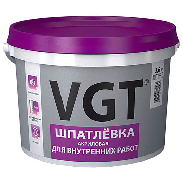 Шпаклевка для внутр. работ 3,6кг ВГТ