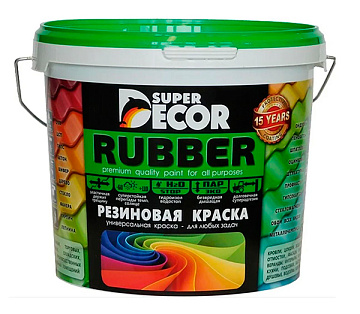 Краска резиновая SUPER DECOR №20 фисташка 6 кг