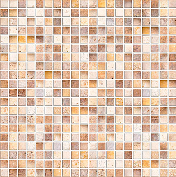 Панель ПВХ самоклеющаяся мозаика Сахара 480х480 мм ВС