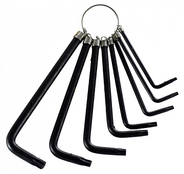 Ключи TORX FIT T9-T40 CrV 8шт 64003