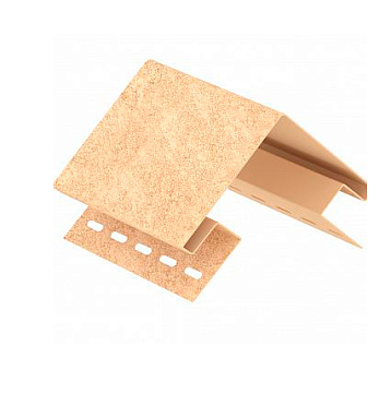 Угол наружный Кирпич Песочный Ю-Пласт 3.05м