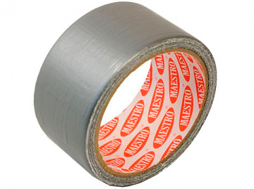 Лента армированная красная 48мм 10м MAESTRO 11772