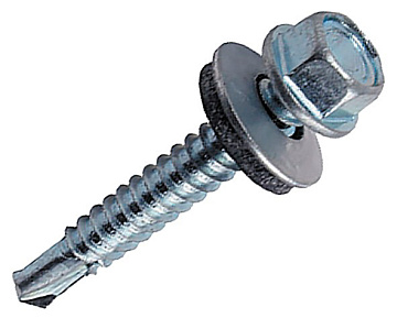 6,3х60 саморез кров.с шайб.с рез.прокл.(100)