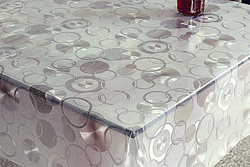 Клеенка VALENCIA TС241-001 3D transparent (1,37*20м)