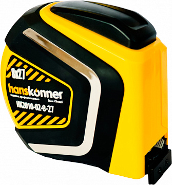 Рулетка 8м x 27мм HANSKONNER HK2010-02-8-27