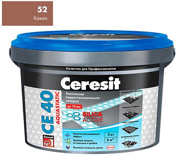 Затирка CERESIT СЕ40 №52 Какао 2кг