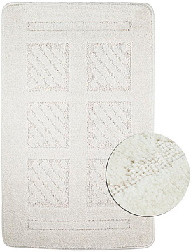 Коврик Санакс д/ванн classic uni квадраты 55*90 бежевый 290