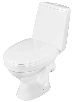 Унитаз (компакт) GESSO W101 косой выпуск, Слив 6л., СидПОЛИПРОПИЛЕН