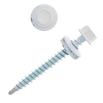 4,8х50(51)  RAL9003 Белый саморез кровельный (150)