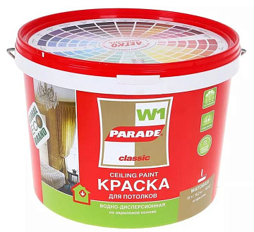 Краска акриловая PARADE W1 10л
