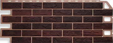 Фасадная панель Кирпич Жженый Альта Профиль
