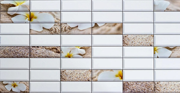 Листовая панель ПВХ Гавайи Плитка/226г/