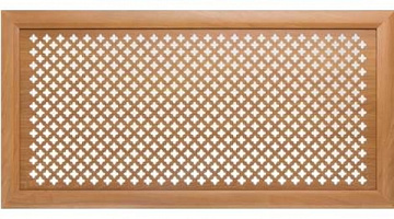 Экран радиатора  Модерн рамка Готика ольха 600х900