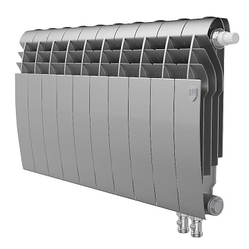 Радиатор Royal Thermo BiLiner 350 /Silver Satin VR - 10 секц