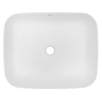 Раковина накладная CREO 500*400*140 прямоугольная БЕЛЫЙ МАТОВЫЙ (PU4200MRMWH)
