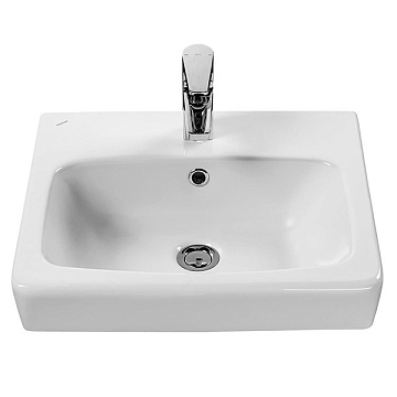 Раковина с пьедесталом SANTEK НЕО-40 с отверстием (1WH302183 + 1WH302182)