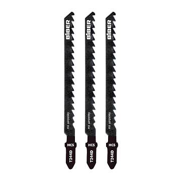 Полотна п/дер д/эл.лобз. 74/4мм фигурн.быстр.рез T244D 3шт (25/200) 85282 БИБЕР