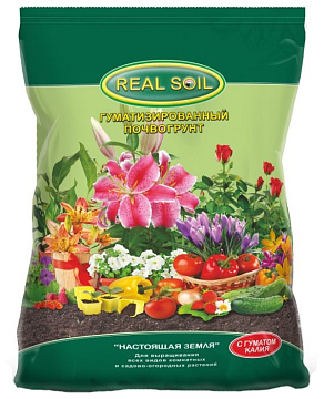 Грунт 18л Гера  REAL SOIL гуматизированный