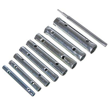 ЕРМАК Набор ключей трубчатых торцевых 9пр., 6x7, 8x9, 10x11, 12x13, 14x15, 16x17, 18x19, 20x22мм