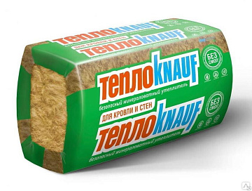 Утеплитель ТеплоKnauf КОТТЕДЖ TS037 плиты(8х1230/610/50) 12кв.м 15пл.