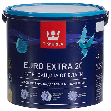 Краска EURO-20 А 2,7л TIKKURILA
