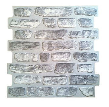 Панель ПВХ самоклеющаяся кирпич Мергель известковый 473х475 мм ВС