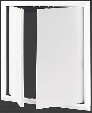 Лючок пластиковый Д2 400*400 белый