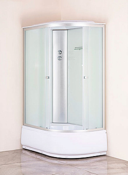 Душевая кабина EVA GOLD F 122WS-L 120*80 (ЛЕВАЯ) высокий поддон, матовое стекло