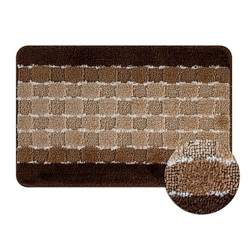Коврик Санакс д/ванн Runner 40*60 коричн.801