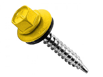 Саморез кров. 1015 5,5х19 св.желтый (уп250)
