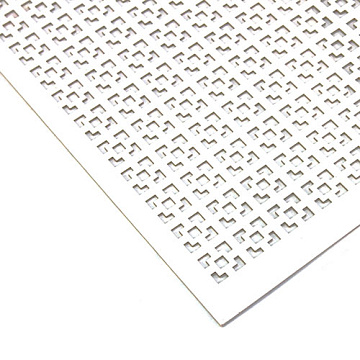 Панель Дамаско белая ХДФ 695*1020*3