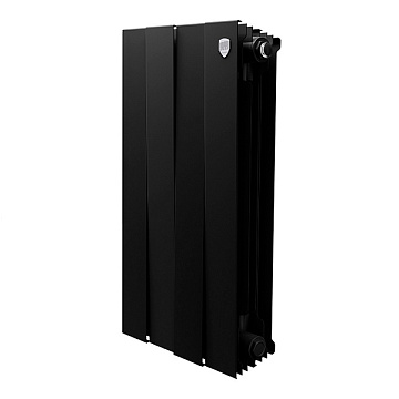 Радиатор биметаллический Royal Thermo "PIANOFORTE" Noir Sable (Черный)  500/100/4