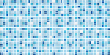 Листовая панель ПВХ Мозаика Кофе синий №81с